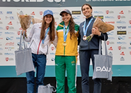 Jessica Fox made it two from two in C1 at the World Cup this season 