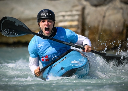 Jonny Dickson Great Britain kayak cross world cup Ivrea 2024