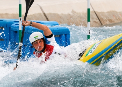 Kazakhstan Yekaterina Smirnova canoe slalom