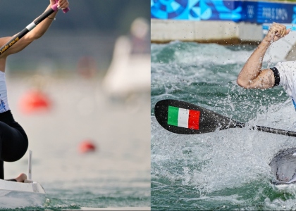 Liudmyla Luzan Giovanni De Gennaro canoe kayak sprint slalom LA28