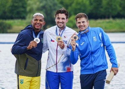 Martin Fuksa Czechia men C1 1000m Paris 2024 Olympics 2