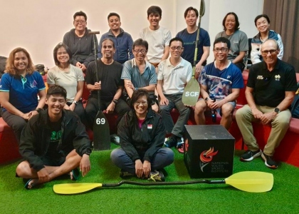 Mike Druce Singapore Canoe Slalom coaching course ICF 2024