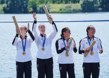 New Zealand women's kayak four 500m Olympics Paris 2024