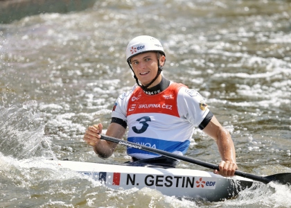 Nicolas Gestin proved unbeatable in the men's C1