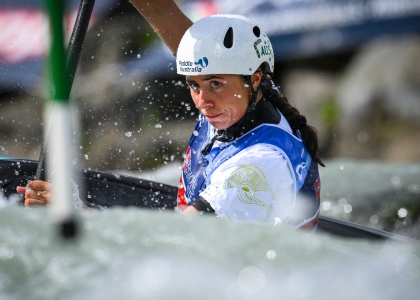 Noemie Fox kayak slalom Australia World Cup Ivrea 2024