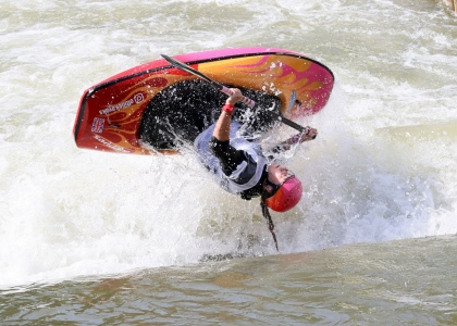 Ottilie Robinson Shaw canoe freestyle ECA 2024