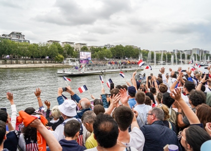 Paris 2024 Opening Ceremony fans