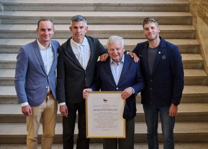 Jaroslav Pollert was made ICF Honorary Member in 2024
