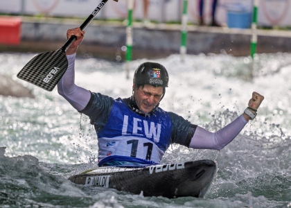 Raffaello Ivaldi Italy canoe slalom Augsburg 2026