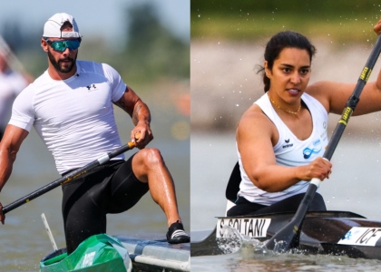 Four refugee paddlers Olympic Games Paris canoe kayak sprint slalom