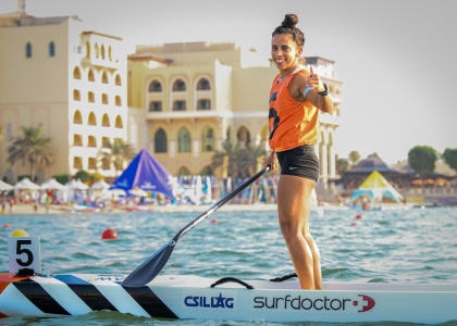 Mariecarmen Rivera finished as the best-ranked athlete in sprint Mariecarmen Rivera finished as the best-ranked athlete in sprint