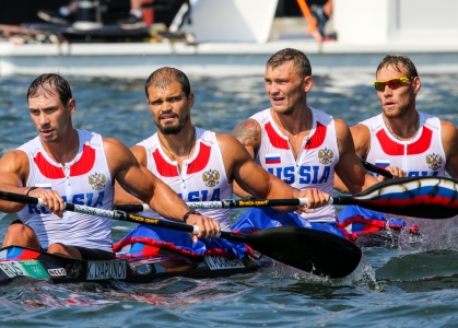 Russia men's K4 Rio Olympics