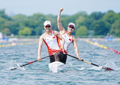 Shixiao Xu and Mengya Sun Paris 2024 canoe sprint China
