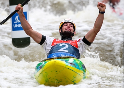 Germany Stefan Hengst extreme slalom Prague 2019