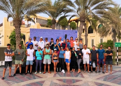 Abu Dhabi staged the first-ever ICF SUP Coaching Course SUP Coaching Course Abu Dhabi 2025