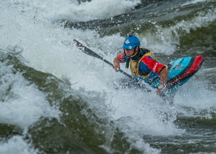 Tom Dolle Columbus 2023 canoe freestyle