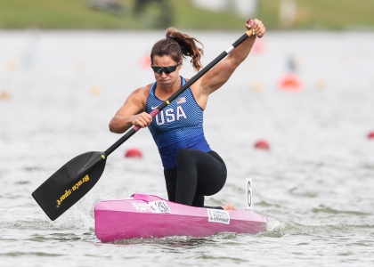 USA Nevin Harrison C1 200 canoe sprint Szeged 2020