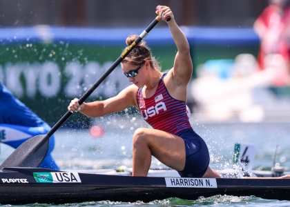 USA Nevin Harrison C1 200 canoe sprint Tokyo Olympics