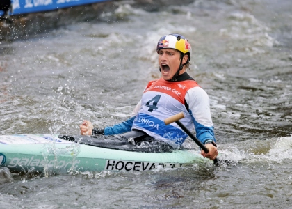 Ziga Lin Hocevar Slovenia kayak canoe slalom Prague 2025