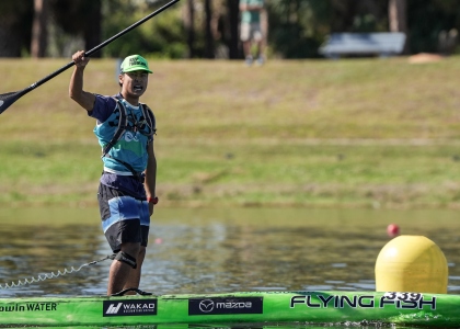 Shuri Araki will be seeking to defend his long distance crown Shuri Arak SUP Sarasota 2024 Japan