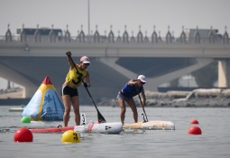 Sprint races caused plenty of excitement on the first day in Abu Dhabi Abu Dhabi SUP World Championships 2025 sprint day one