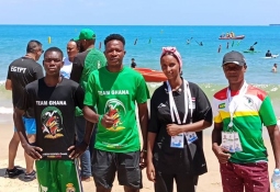 Algeria African School Games canoe kayak slalom ocean racing