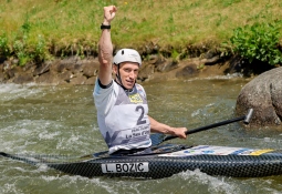 Luka Bozic won his first World Cup medal since 2023