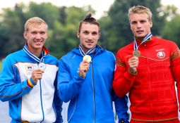 Martin Fuksa of Czechia, a gold medallist in 2015, is still going strong