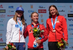 Hanna Danek kayak slalom junior Foix 2025