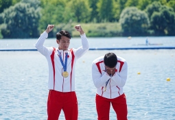 Hao Liu and Bowen Ji China men's canoe double 500m Olympics Paris 2024 2