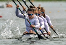 Hungary women K4 junior 2025 Montemor