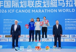 China's Li Li starred on home waters Li Li Bazhong Canoe Marathon 2026