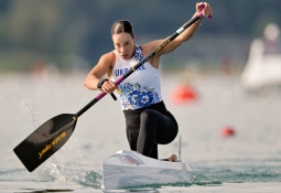 Liudmyla Luzan Ukraine canoe sprint Milan 2025
