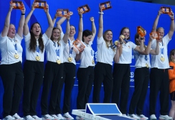 Germany upgraded from a silver in Birmingham to gold in Chengdu