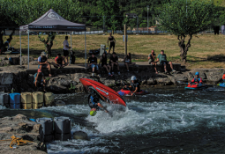Millau hosted development camp alongside world cup Millau Canoe Freestyle