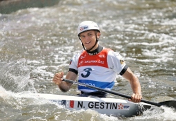 Nicolas Gestin proved unbeatable in the men's C1