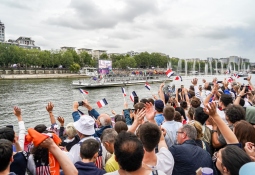 Paris 2024 Opening Ceremony fans