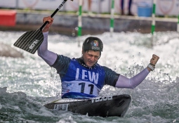Italy's Raffaello Ivaldi ended his three-year wait for a World Cup win Raffaello Ivaldi Italy canoe slalom Augsburg 2026