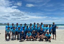A total of 16 athletes from six countries took part in the camp