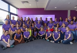 Paddle UK coach Nathalie Siegrist taking part in WISH programme wish group photo
