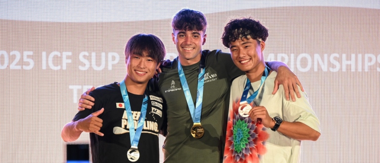 Aaron Sanchez Spain SUP Abu Dhabi 2025 podum