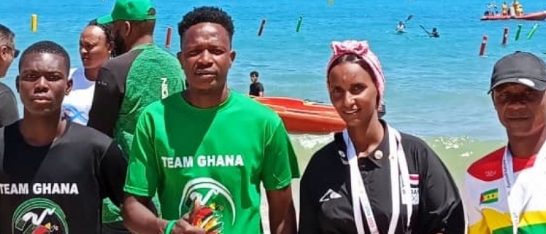 Algeria African School Games canoe kayak slalom ocean racing