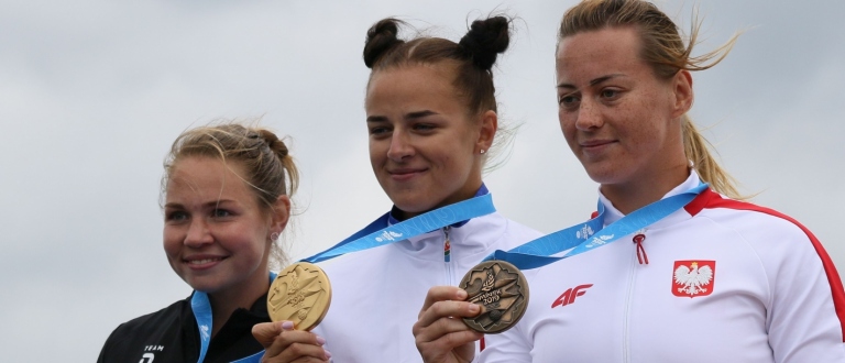 Medalists women C1 European Games Minsk 2019