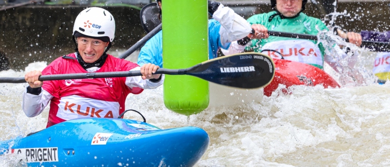 Camille Prigent Augsburg 2024 kayak cross