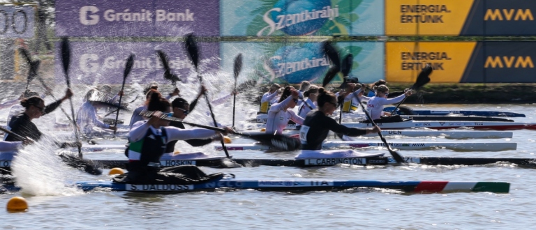 Canoe Sprint start Szeged 2024