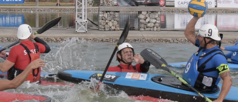 Italy Switzerland canoe polo St-Omer world championships 2022