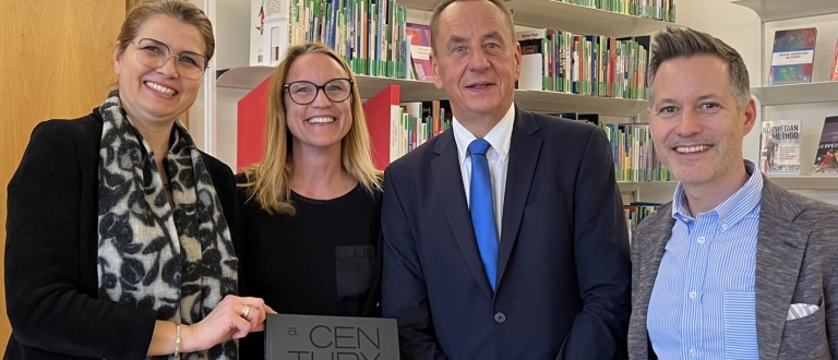 Century of Paddling ICF handover Olympic World Library