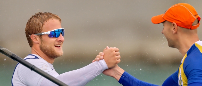 Christian Volpi Mykola Syniuk Milan 2025 Paracanoe