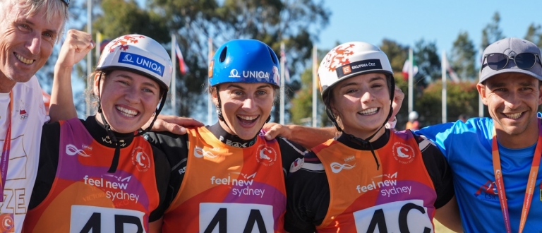 Czechia kayak teams Sydney 2025