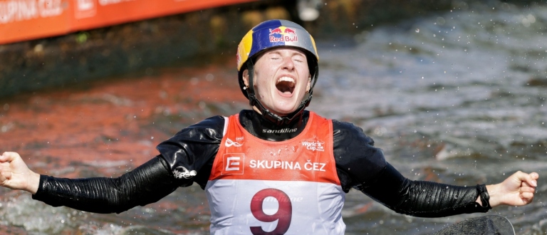 Evy Leibfarth USA kayak slalom 2025 Prague